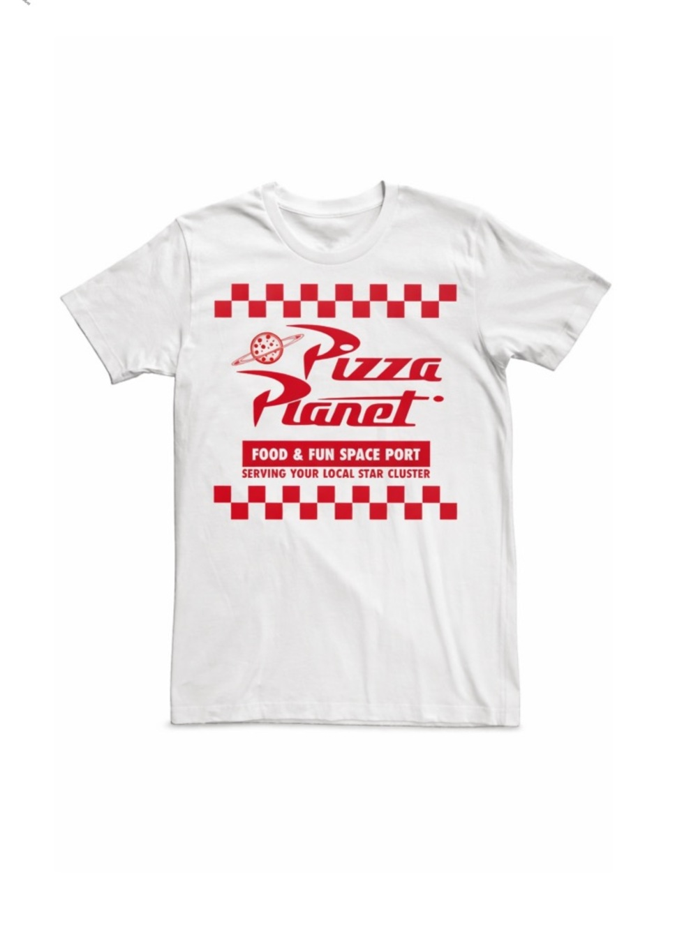 Mens Disney Pixar's Toy Story Pizza Planet Box‎ T-Shirt Crewneck Short Sleeve M